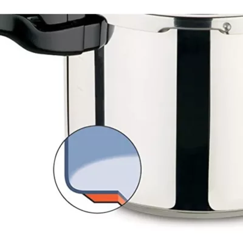 National Presto Stainless Steel 6-qt. Pressure Cooker