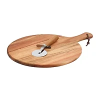 Gallery Acacia Wood 2-pc. Pizza Serve Set