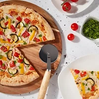 Gallery Acacia Wood 2-pc. Pizza Serve Set
