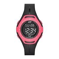 Skechers® Performance Womens Sport Digital Chronograph Watch with Negative Display