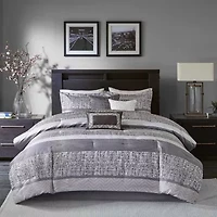 Madison Park Melody 7-pc. Jacquard Comforter Set