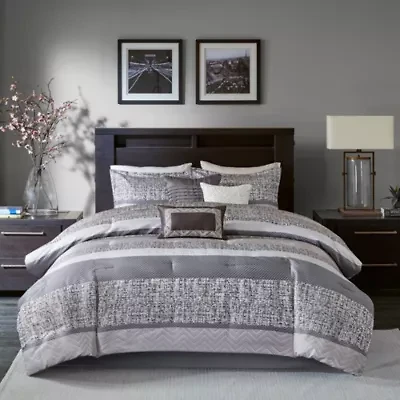 Madison Park Melody 7-pc. Jacquard Comforter Set