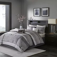 Madison Park Melody 7-pc. Jacquard Comforter Set