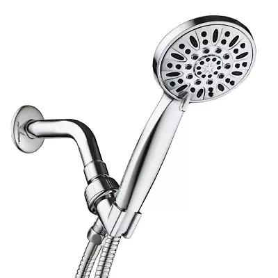 AquaDance® 6-Setting 4” Chrome Face Hand Held Shower Head