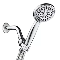 AquaDance® 6-Setting 4” Chrome Face Hand Held Shower Head