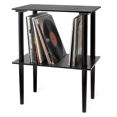 Victrola Wooden Stand with Record Holder