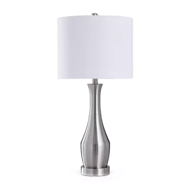 Stylecraft Brushed Steel Table Lamp