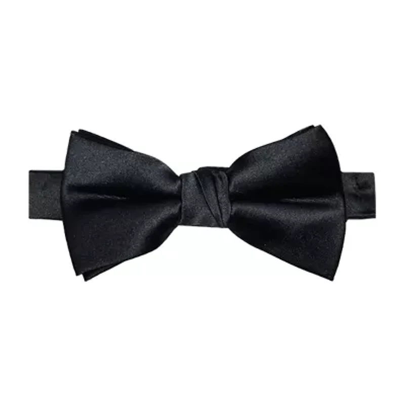 J. Ferrar Solid Pre-Tied Bow Tie