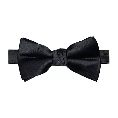 J. Ferrar Solid Pre-Tied Bow Tie
