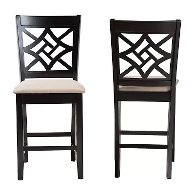 Nicolette Kitchen Collection 2-pc. Counter Height Bar Stool