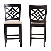 Nicolette Kitchen Collection 2-pc. Counter Height Bar Stool