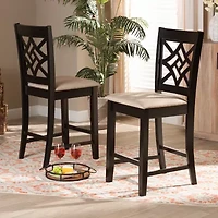 Nicolette Kitchen Collection 2-pc. Counter Height Bar Stool