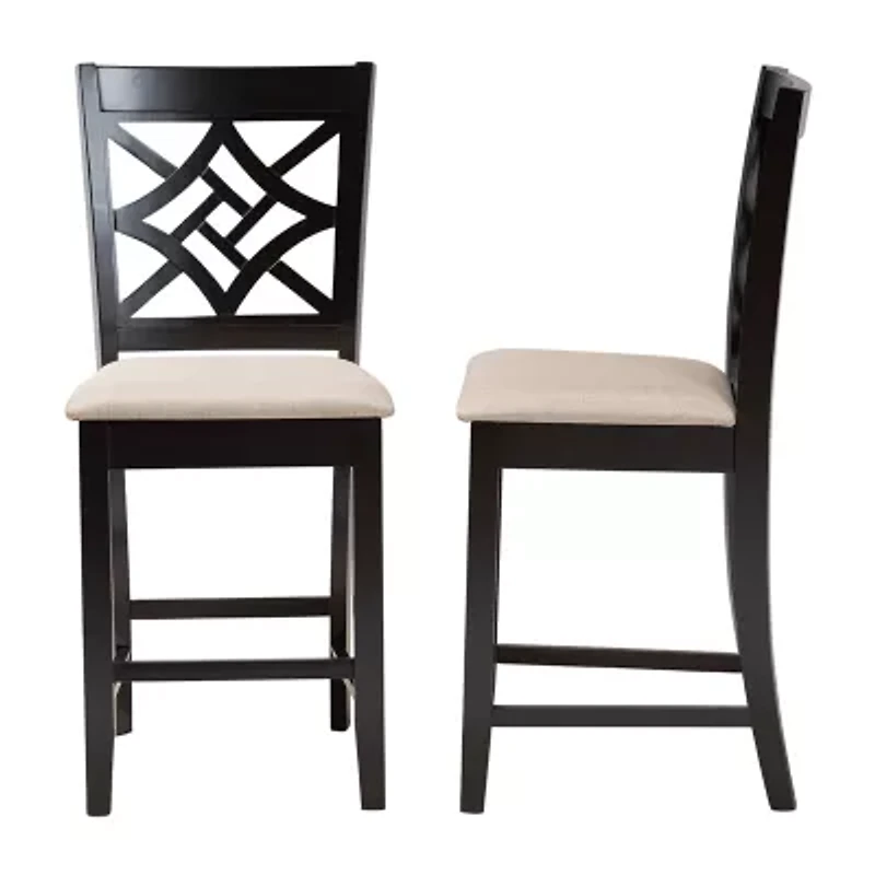 Nicolette Kitchen Collection 2-pc. Counter Height Bar Stool
