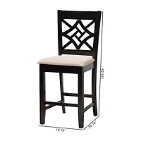 Nicolette Kitchen Collection 2-pc. Counter Height Bar Stool