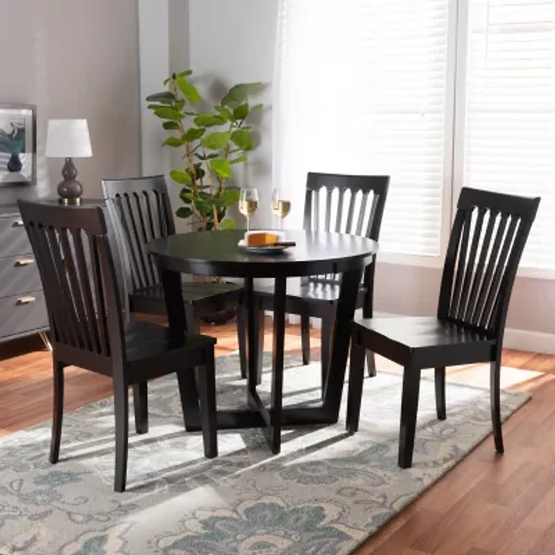 Sasa Dining Room Collection 5-pc. Round Dining Set