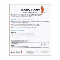 Baby Foot Unscented Moisturizing Foot Mask