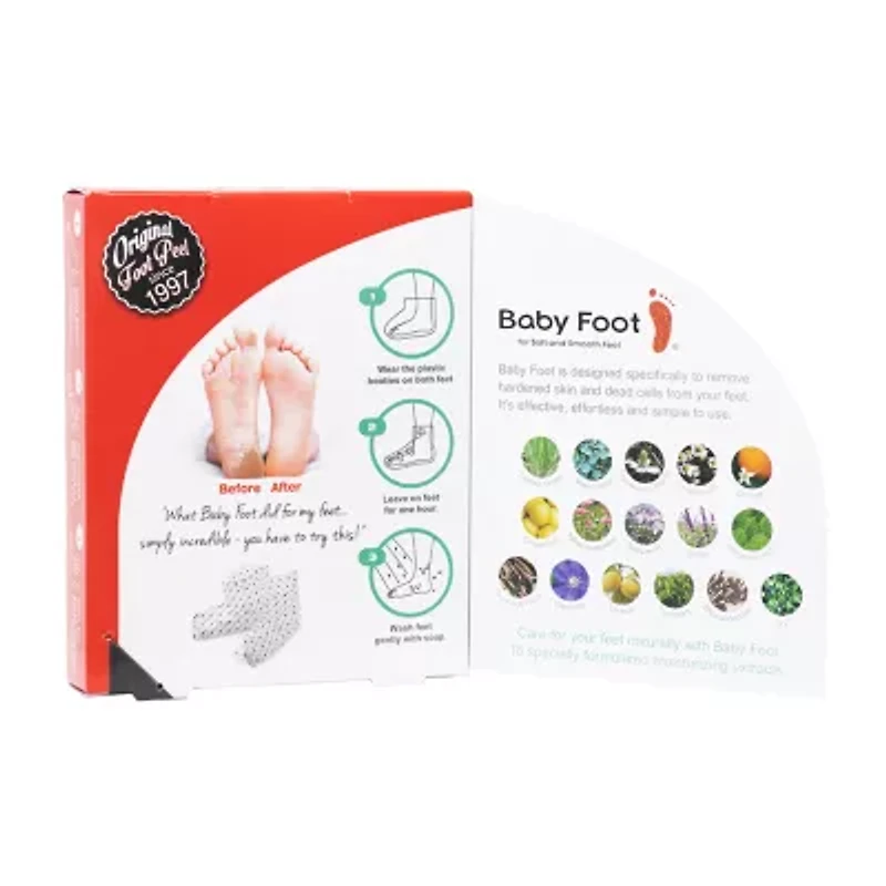 Baby Foot Mens Mint Scent Exfoliation Foot Peel