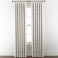 Linden Street Grayson 3-Ways To Hang 100% Blackout Rod Pocket Back Tab Top Single Curtain Panel