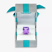 Effy  Womens Genuine Gemstone & White Sapphire Sterling Silver Cocktail Ring