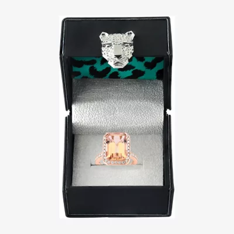 Effy Womens / CT. T.W. Diamond & Genuine Pink Morganite 14K Rose Gold Cocktail Ring