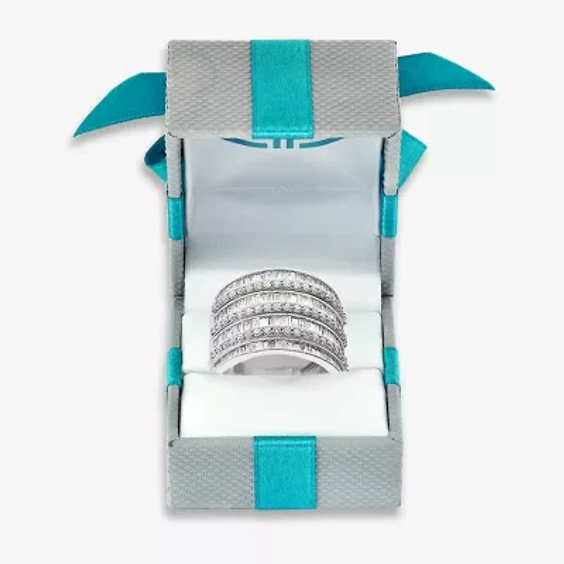 Effy  Womens 1 1/2 CT. T.W. Natural Diamond 14K Gold Band