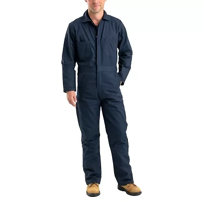Berne Exhaust Unlined Mens Big and Tall Long Sleeve Workwear Coverall