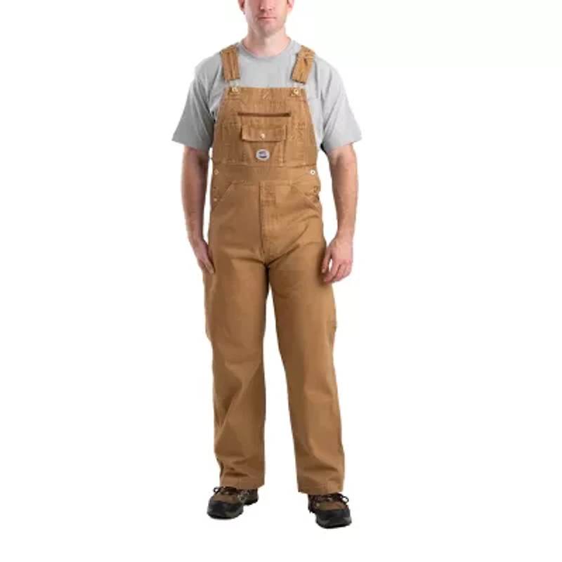 Berne Vintage Washed Duck Bib Mens Big and Tall Workwear Overall