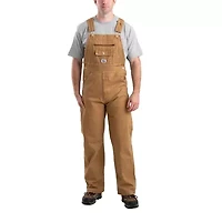 Berne Vintage Washed Duck Bib Mens Big and Tall Workwear Overall