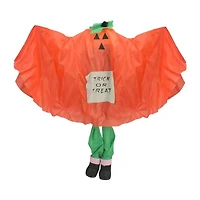 Set of 3 Ghost  Pumpkin and Bat Standing Halloween Kid Figures 36in