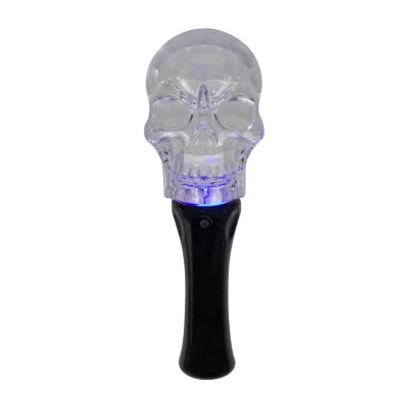 9'' LED Transparent Multi-Function Halloween Skull Light