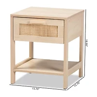 Sebille 1-Drawer Nightstand