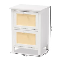 Sariah 2-Drawer Nightstand