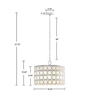 Hampton Hill Abbot 4 Light Drum Shaped Chandelier