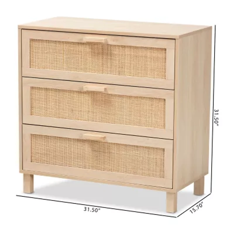Sebille 3-Drawer Chest