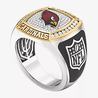 True Fans Fine Jewelry Arizona Cardinals Mens 1/2 CT. Natural White Diamond 10K Two Tone Gold Fashion Ring