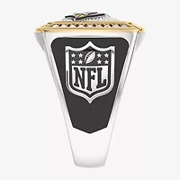 True Fans Fine Jewelry Arizona Cardinals Mens 1/2 CT. Natural White Diamond 10K Two Tone Gold Fashion Ring