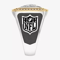 True Fans Fine Jewelry Minnesota Vikings Mens 1/2 CT. Natural White Diamond 10K Two Tone Gold Fashion Ring