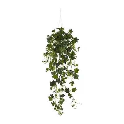 Nearly Natural English Ivy Hanging Basket Artificial Plant