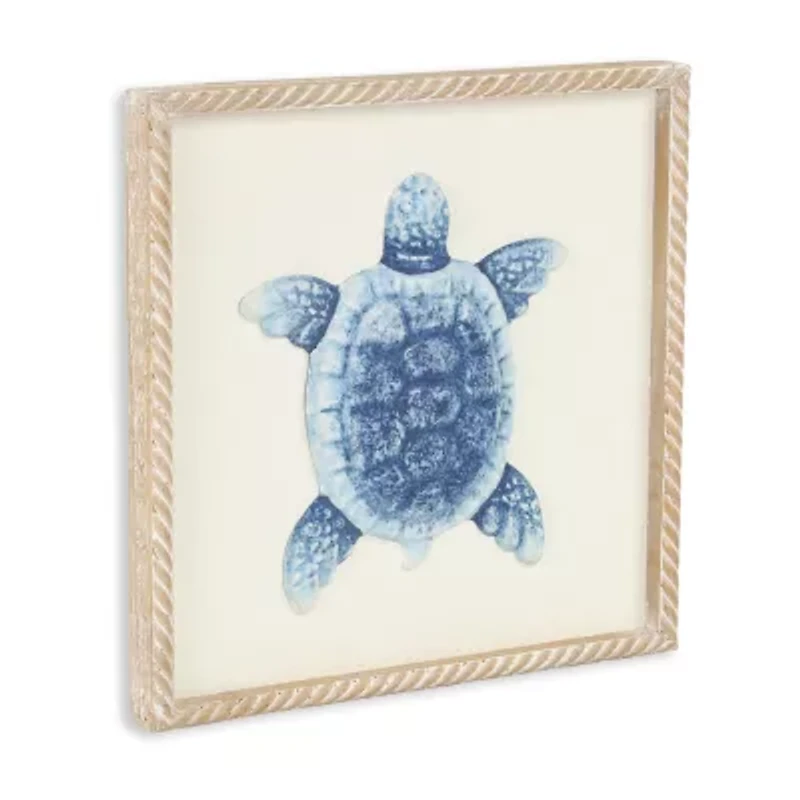 Cheungs Coralia Sea Turtle Metal Wall Art