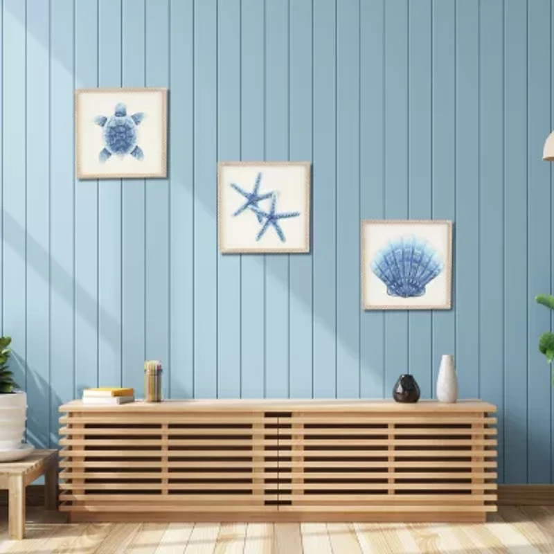 Cheungs Coralia Sea Turtle Metal Wall Art