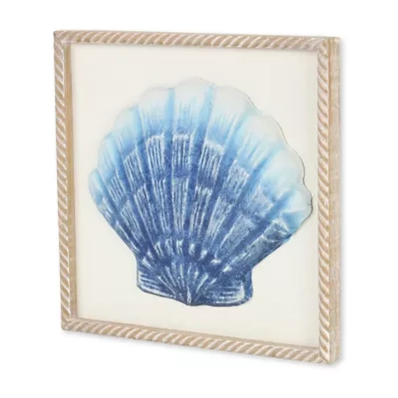 Cheungs Coralia Sea Shell Wood Wall Art