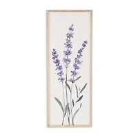 Cheungs Lyulia Lavender Bouquet Right Wood Wall Art