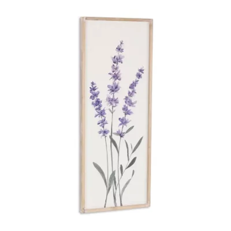 Cheungs Lyulia Lavender Bouquet Right Wood Wall Art