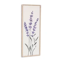 Cheungs Lyulia Lavender Bouquet Right Wood Wall Art