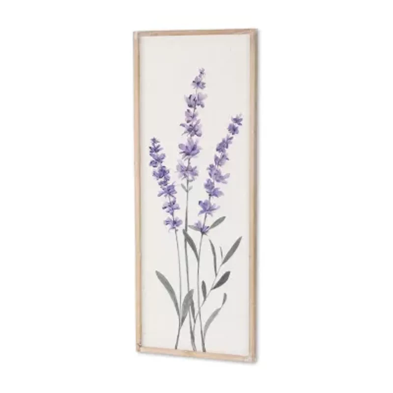 Cheungs Lyulia Lavender Bouquet Right Wood Wall Art