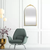 Cheungs Everlaine Modern Victorian Gold Wall Mount Wall Mirror