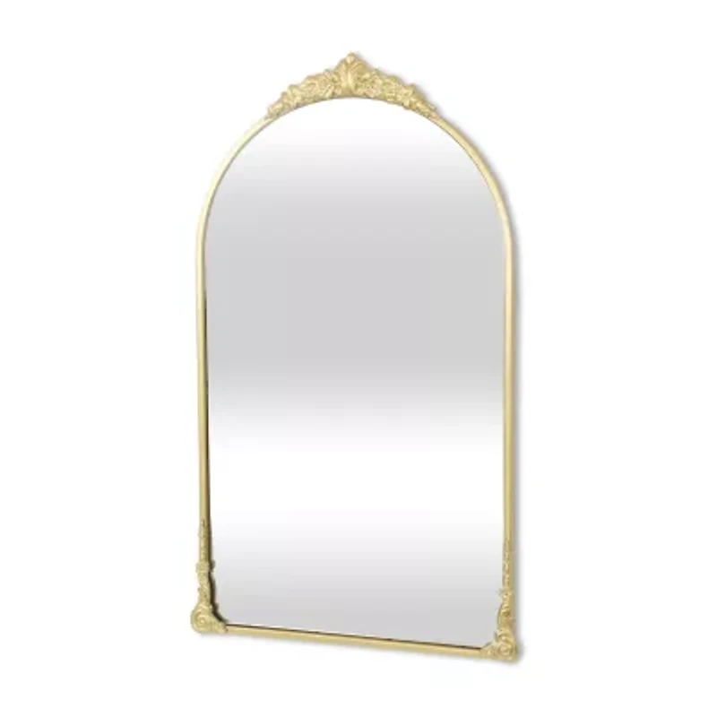 Cheungs Everlaine Modern Victorian Gold Wall Mount Wall Mirror