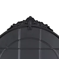 Cheungs Everlaine Modern Victorian Black Wall Mount Wall Mirror