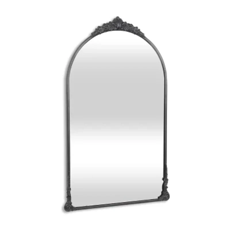 Cheungs Everlaine Modern Victorian Black Wall Mount Wall Mirror