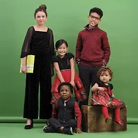 Bonnie Jean Baby Girls Short Sleeve Cap Empire Waist Dress